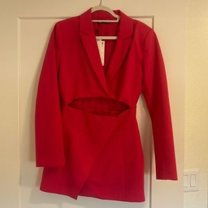 Cut out blazer dress